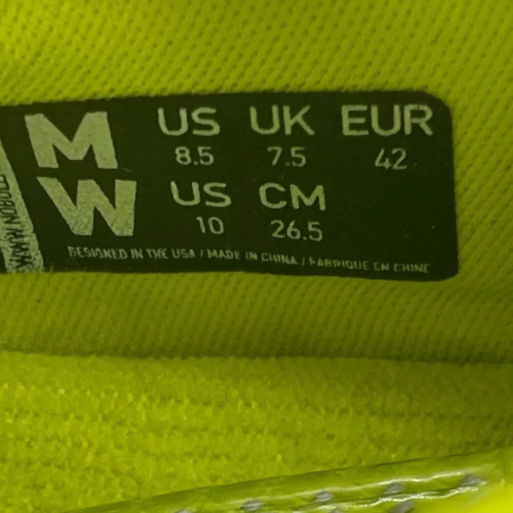 Nobull Shoes Womens Size 10 Neon Yellow Knit Running Comfort Walking Sneakers